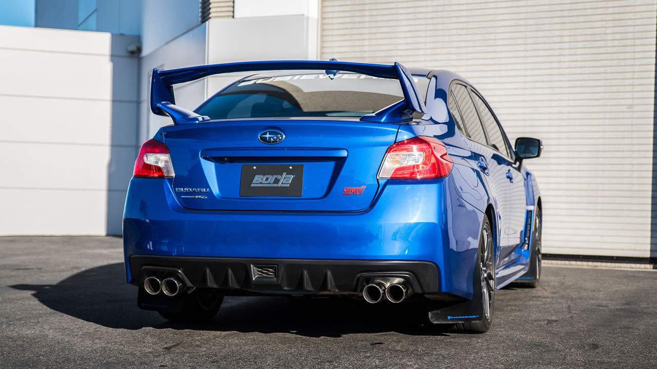 BORLA S-TYPE CATBACK EXHAUST SYSTEM - 15-21 WRX, 15-21 STI