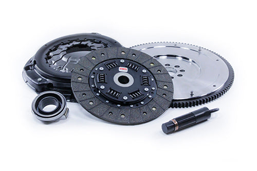 COMPETITION CLUTCH STAGE 2 STEEL BACK BRASS CLUTCH KIT WITH FLY WHEEL - 06-21 WRX,2022+ WRX, 05-09 LGT, 06-08 FXT