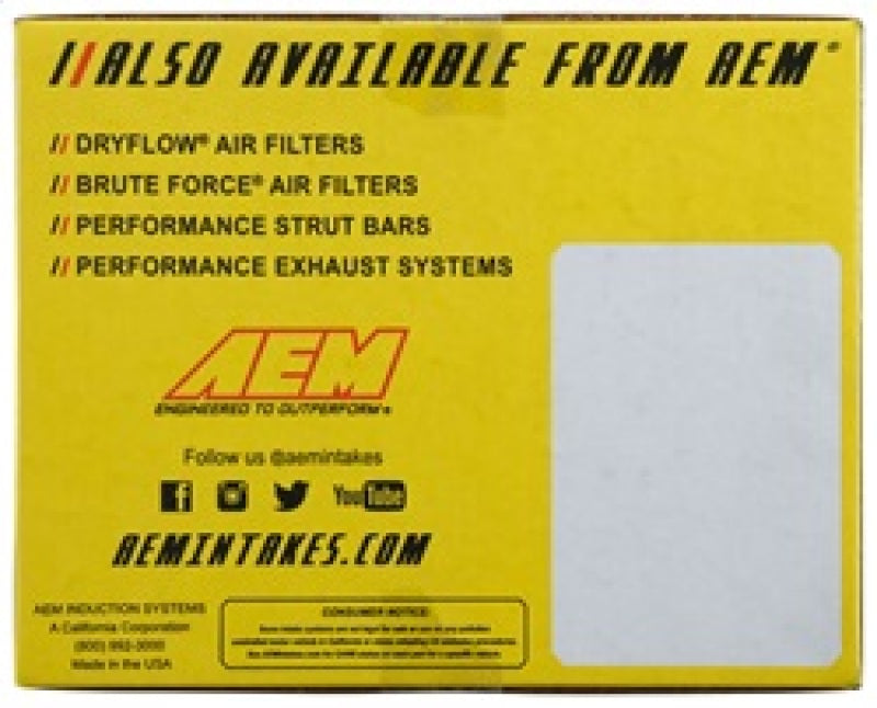 AEM Cold Air Intake Silver w/ Box  - 2017-2019 Legacy 2.5i