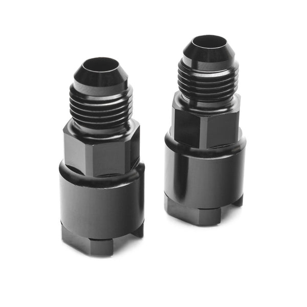 COBB Adapter Fittings Black -6AN - Set of 2