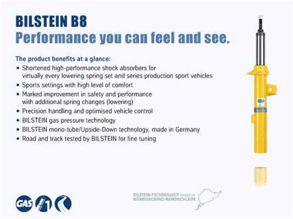 Bilstein B8 Performance Rear Shock - 2015-2021 WRX/STI