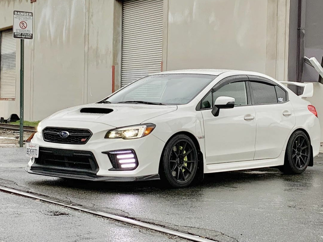 OLM Smoked Tri Bar Fog Light Bezel Subaru WRX / STI 2018 - 2021