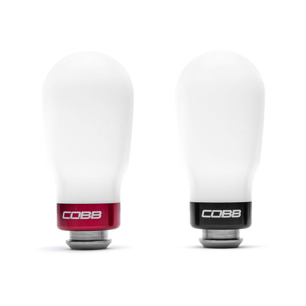 COBB 5-SPEED TALL WEIGHTED SHIFT KNOB - WHITE