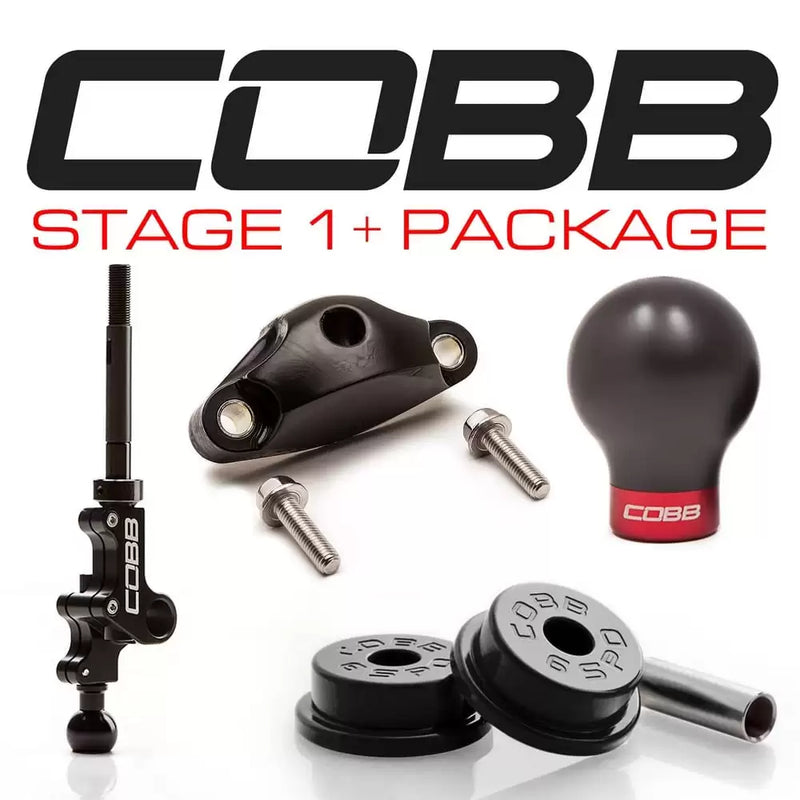 COBB Tuning Stage 1+ Drivetrain Package - White/Black - 2007-2009 Legacy Spec B