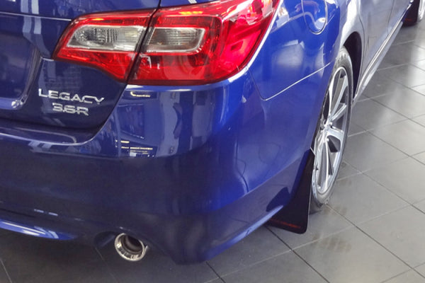 Rally Armor 2015-2019 Subaru Legacy UR Black Mud Flap w/ Red Logo