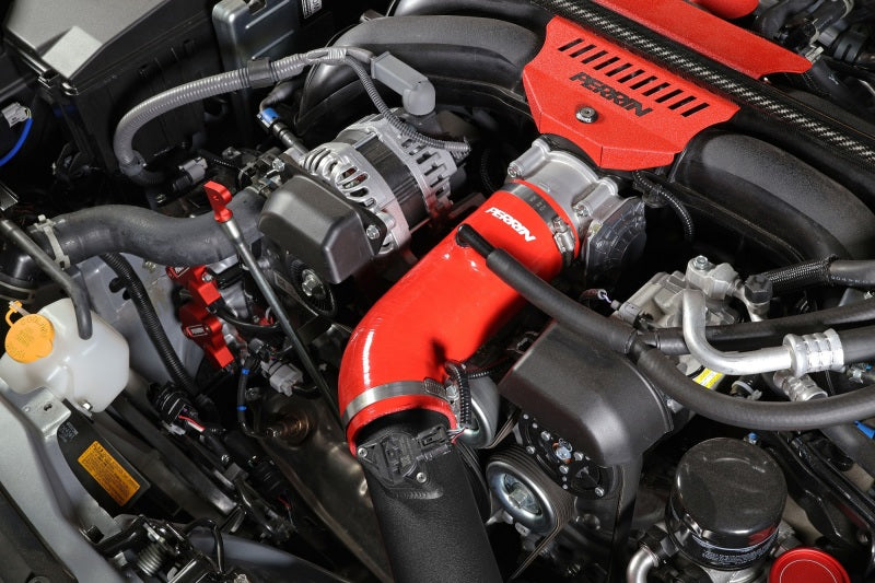 Perrin Silicone Inlet Hose - Red - 22+ Subaru BRZ/Toyota GR86
