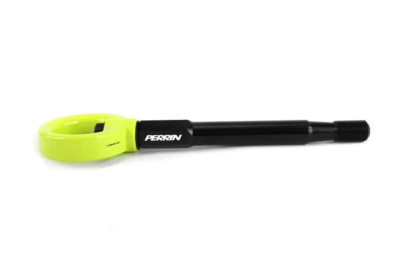 Perrin Front Tow Hook Kit - Front - Neon Yellow - 13-21 Forester, 18-21 Crosstrek, 17-23 Impreza,  2022+ WRX, 2022+ BRZ