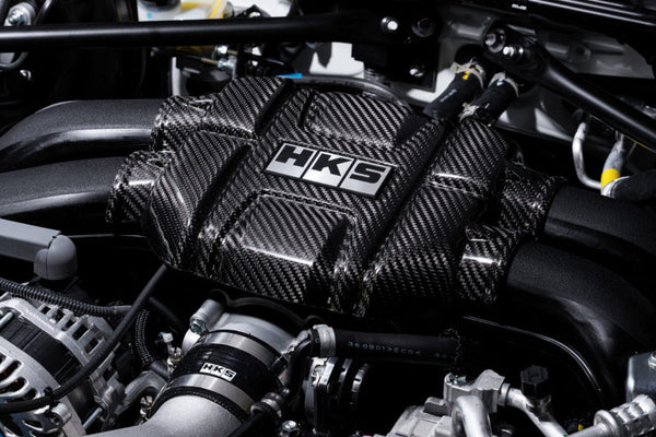 HKS Dry Carbon Engine Cover - 2022+ Subaru BRZ Toyota GR86