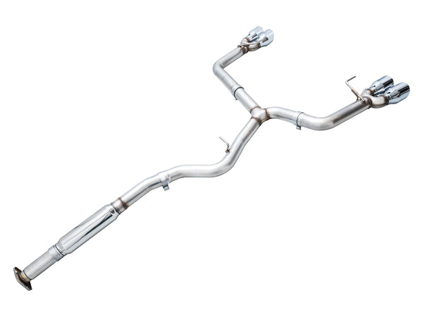 AWE Track Edition Catback Exhaust w/ Chrome Silver Tips - 2022+ WRX