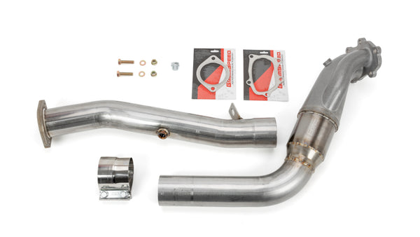 CLEARANCE - GRIMMSPEED VERSION 2 GESI CATTED DOWNPIPE - 02-07 WRX, 04-08 STI, 04-08 FXT