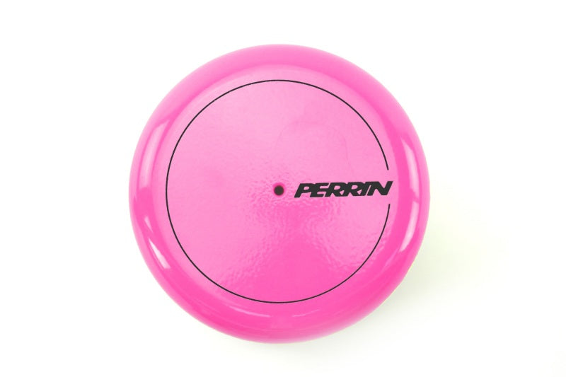 Perrin Oil Filter Cover - PINK - 2015-2023 WRX, 2013-2023 BRZ