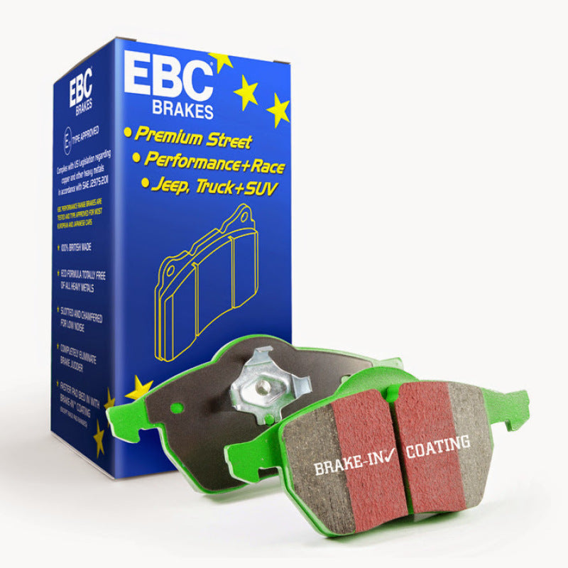 EBC Greenstuff Rear Brake Pads - 2022+ WRX MT w/ Manual E-brake, 13-21 BRZ, 2022+BRZ