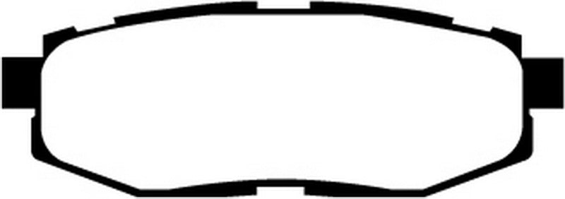 EBC Greenstuff Rear Brake Pads - 2022+ WRX MT w/ Manual E-brake, 13-21 BRZ, 2022+BRZ