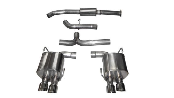 Corsa 3in Cat Back Exhaust System w/ Polished Tips - 15-21 WRX, 15-21 STI