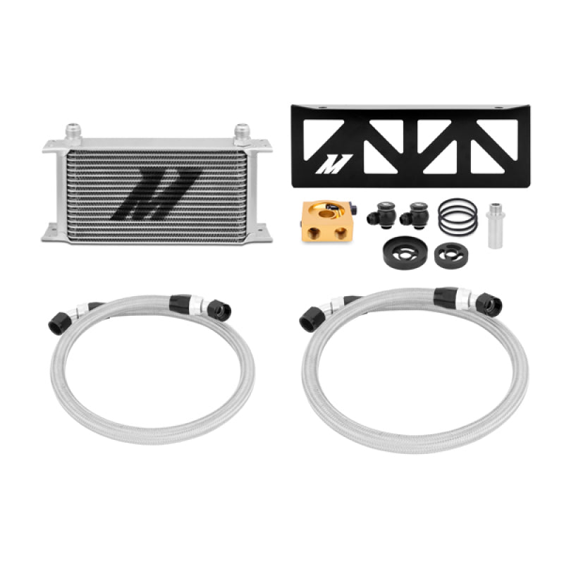 Mishimoto Thermostatic Oil Cooler Kit silver - 2013-2021 BRZ