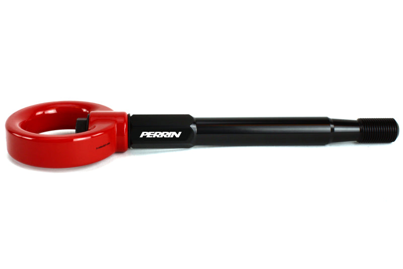 PERRIN REAR TOW HOOK KIT - RED - 2008-2014 WRX SEDAN, 2011-2014 STI SEDAN, 2020-2024 OUTBACK