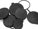 GrimmSpeed Subaru Engine Bay Reservoir Cap Set - Black (Set of 6)