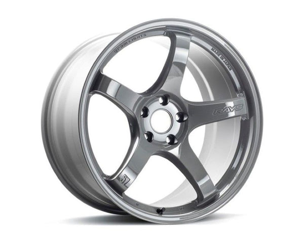 Gram Lights 57CR 18x9.5 +38 5-114.3 Glossy Gray Wheel