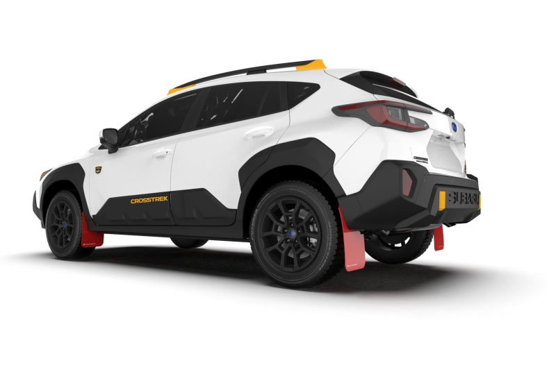 Rally Armor Red UR Mud Flap W/Black Logo - 2024 Subaru Crosstrek (Wilderness Only)