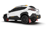 Rally Armor Red UR Mud Flap W/White Logo - - 2024 Subaru Crosstrek (Wilderness Only)