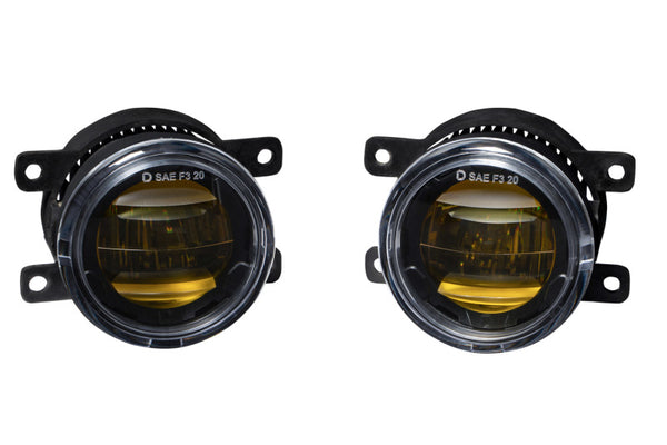 Diode Dynamics Elite Series Type A Fog Lamps - Yellow (Pair) - 15-21 WRX