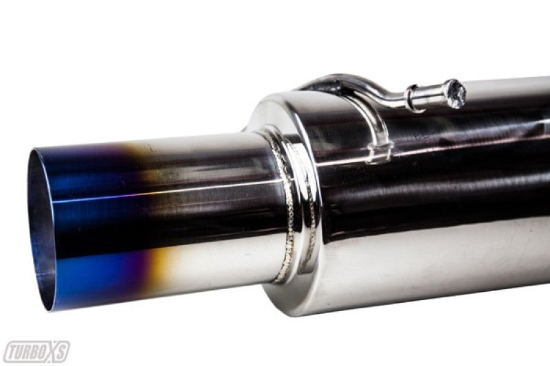 Turbo XS Rear Muffler Assembly w/ Titanium tip - 2002-2007 Subaru WRX / 2004-2007 STI