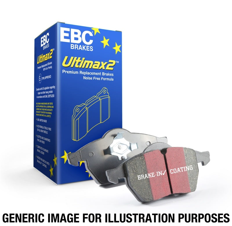 EBC Ultimax2 Front Brake Pads - 11-14 WRX, 13-21 BRZ, 2022+BRZ