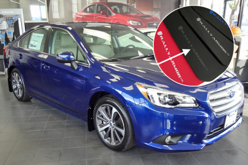 Rally Armor 2015-2019 Subaru Legacy UR Black Mud Flap w/ Grey Logo