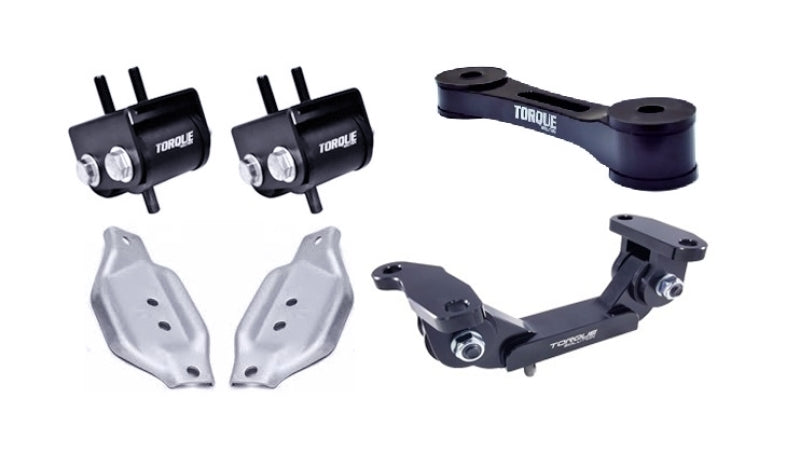 Torque Solution Engine / Trans / Pitch Mount Kit w/ Mount Plates - WRX 2002-2014, STi 2004+