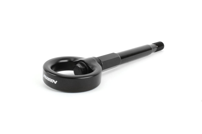 Perrin Tow Hook Kit (Rear) - Black -  08-14 Subaru WRX/STI Hatchback