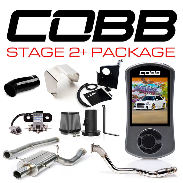 COBB Stage 2+ Power Package w/V3 - Black - 02-05 WRX