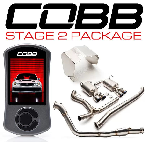 COBB Tuning Stage 2 Power Package w/ Titanium Cat-Back - 2011-2014 WRX STi Sedan
