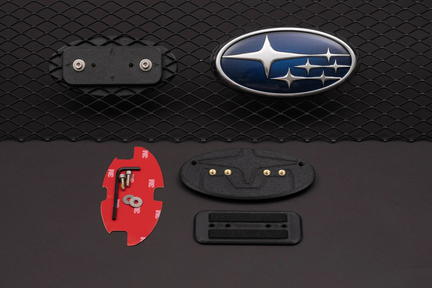 SUBIETRAYS EMBLEM MOUNTING KIT - 08-21 WRX/STI