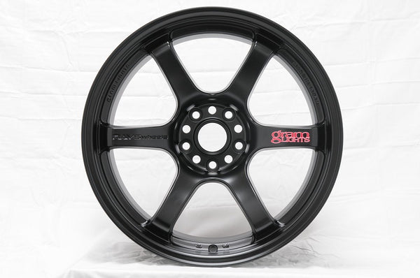 Gram Lights 57DR 19x8.5 +35 5-114.3 Semi Gloss Black Wheel