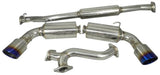 Injen Stainless Steel Exhaust w/ Spiral Embossed Resonator - 13-21 BRZ