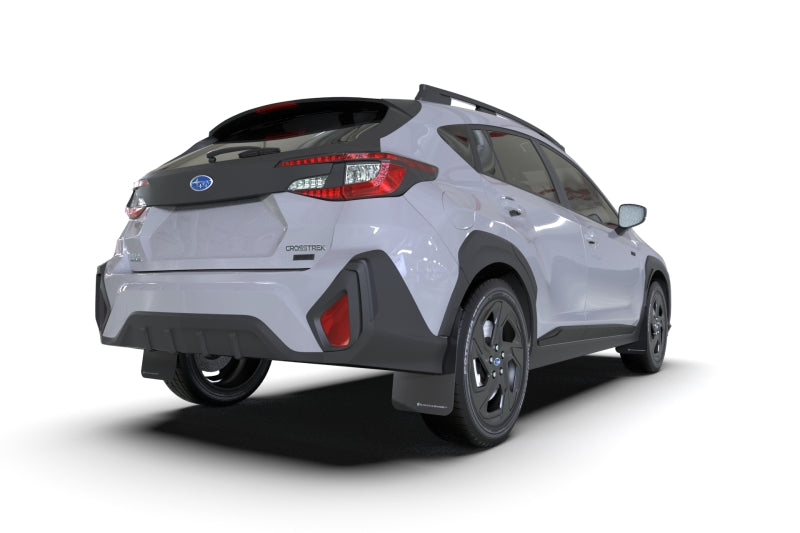 Rally Armor Black UR Mud Flap Light Blue Logo - 2024+ Subaru Crosstrek