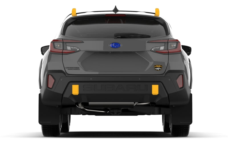 Rally Armor Black UR Mud Flap W/Grey Logo - 2024 Subaru Crosstrek (Wilderness Only)
