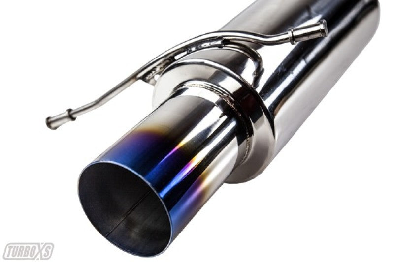 Turbo XS Rear Muffler Assembly w/ Titanium tip - 2002-2007 Subaru WRX / 2004-2007 STI