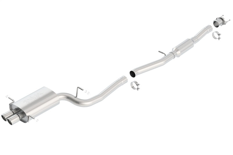 Borla Twin Tip Hush Catback Exhaust - 02-07 WRX