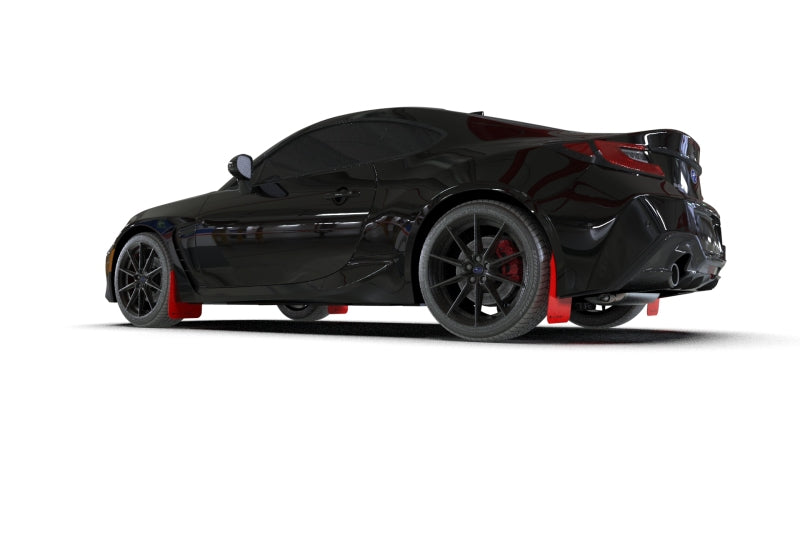 Rally Armor Red UR Mud Flap w/ Black Logo - 2022+ Subaru BRZ / 2022+ Toyota GR86