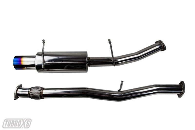 Turbo XS Cat Back Exhaust System Titanium Tip - 2002-2007 WRX, 2004-2007 STI