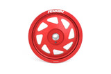 Perrin Crank Pulley - RED - 2022 WRX, 2022 BRZ, 2018-2022 Crosstrek, 2019-2022 Ascent, 2019-2022 Forester, 2020-2022 Outback, 2020-2022 Legacy