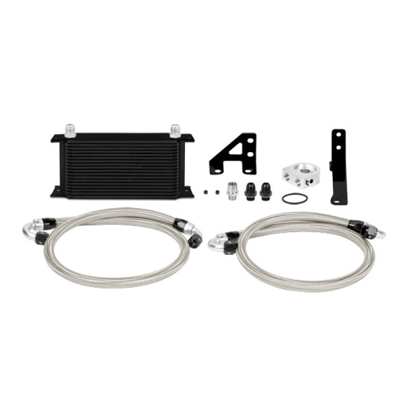 Mishimoto Thermostatic Oil Cooler Kit - Black - 2015-2021 STI