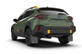 Rally Armor Black UR Mudflap W/Wild-Orange - 2024 Subaru Crosstrek (Wilderness Only)
