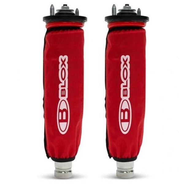 BLOX Racing Coilover Covers - Nylon - Red (Pair)