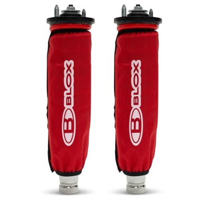 BLOX Racing Coilover Covers - Nylon - Red (Pair)