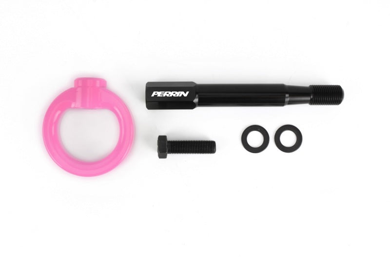 PERRIN REAR TOW HOOK KIT - HYPER PINK - 2014-2024 FORESTER, 2019-2022 ASCENT
