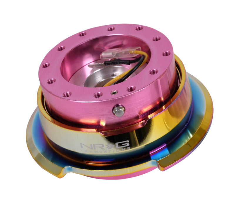 NRG Quick Release Gen 2.8 - Pink Body / Neochrome Ring