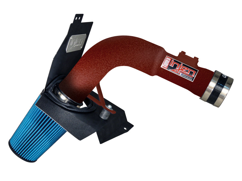 INJEN SP COLD AIR INTAKE SYSTEM - WRINKLE RED - 15-17 STI