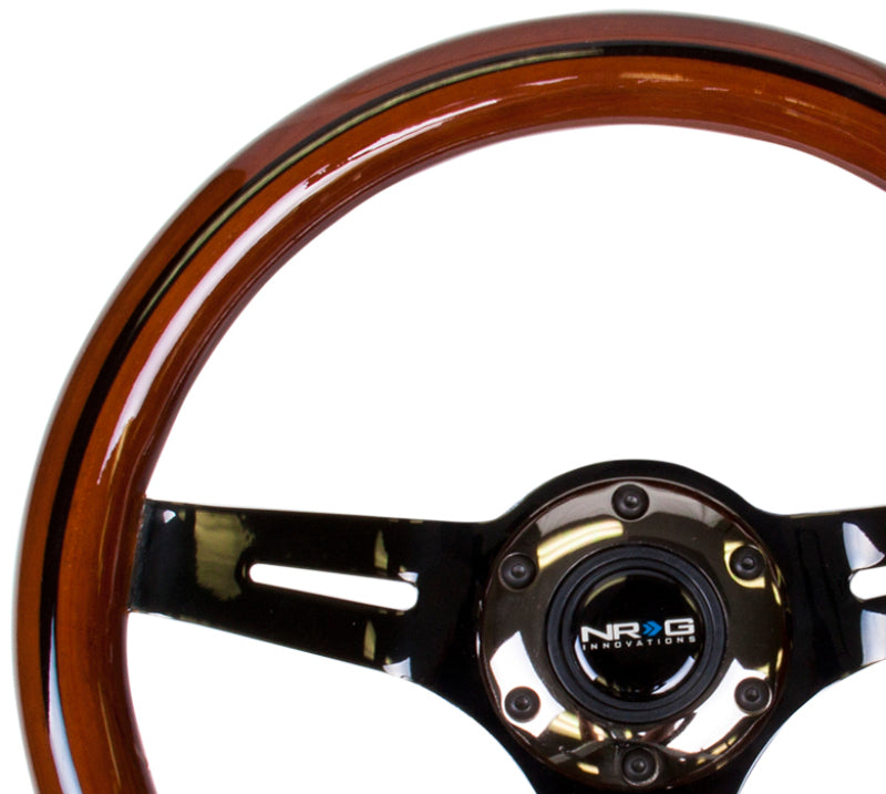 350mm NRG WOOD GRAIN ステアリング　WHEEL 350MM 3